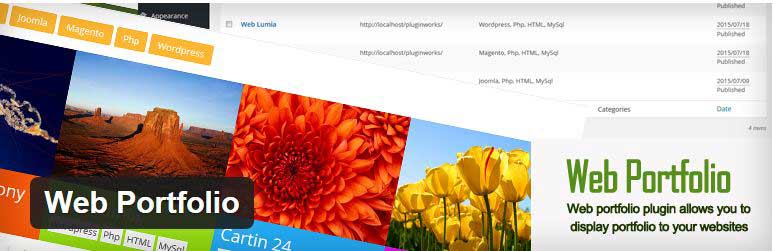 trois plugins WordPress pour les portfolios