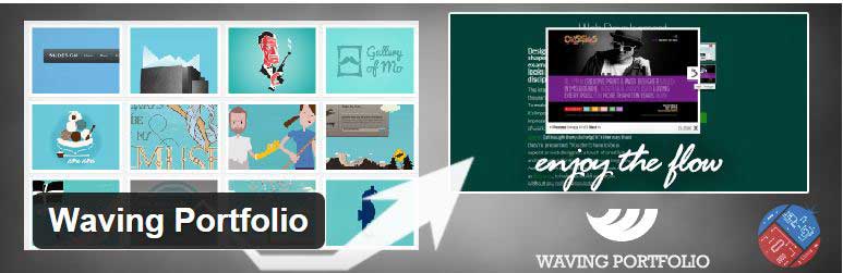 흔들며 포트폴리오 WordPress 플러그인