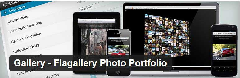 galeria flagallery portfolio zdjęć wtyczek wordpress