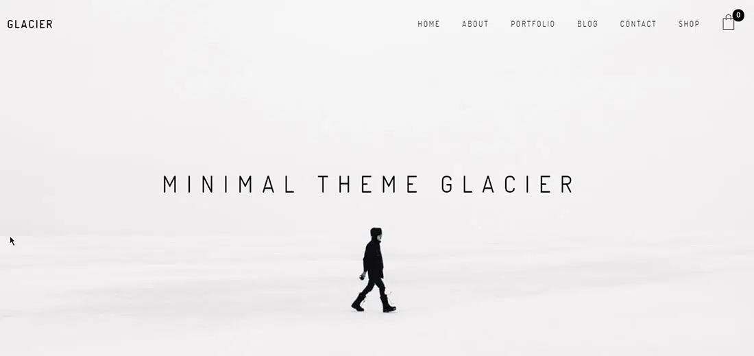 Tema portofolio WordPress MountainTheme