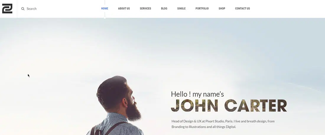 TheJ - Tema Portofolio WordPress Kreatif