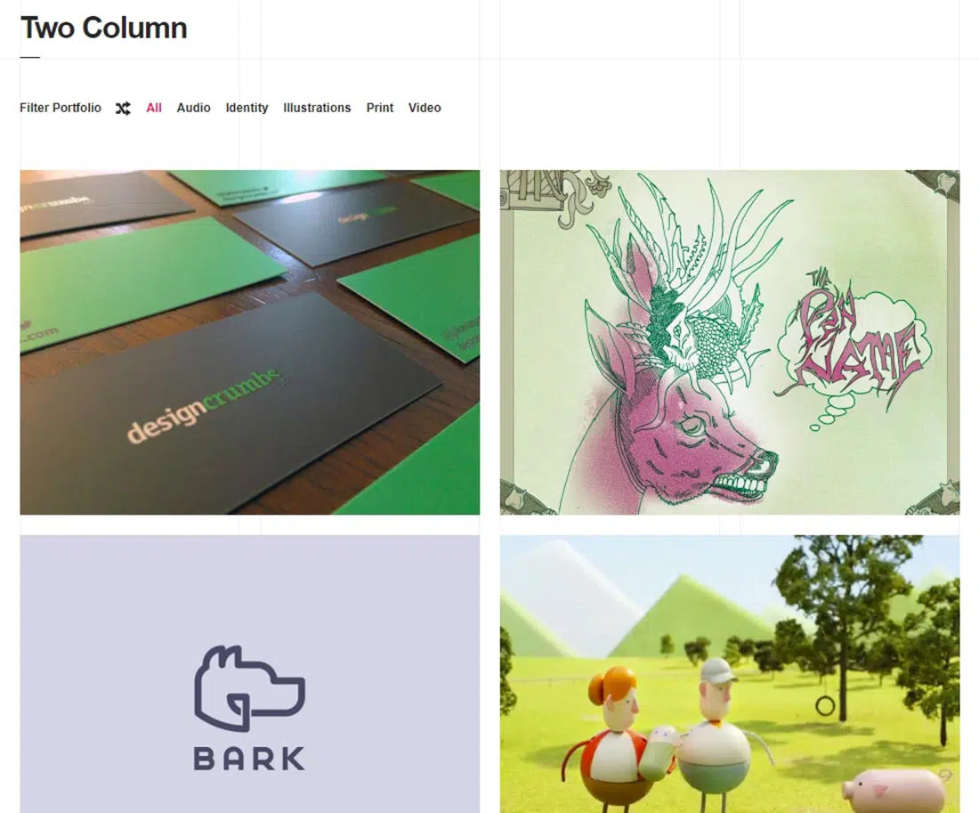 Design Crumbs _ Theme Teme de portofoliu WordPress