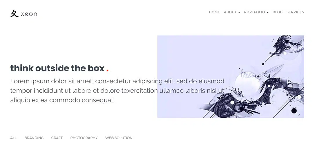 Teme de portofoliu Ninetheme WordPress