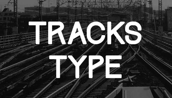 23 Zeitgenössische kostenlose Schriftart vom Typ Track