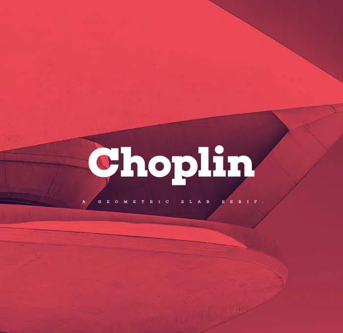 16 Choplin 무료 글꼴