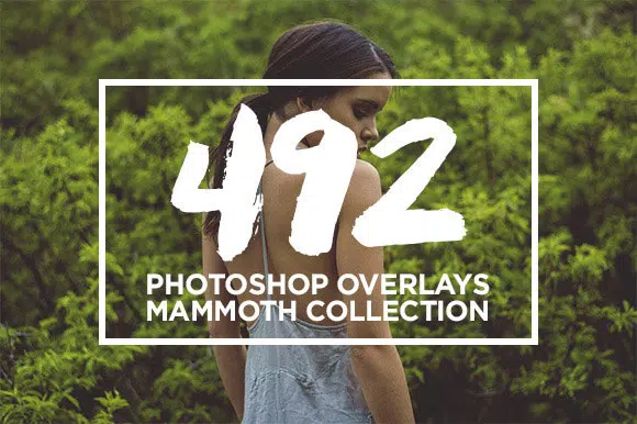 11 حزمة Photoshop Overlays MAMMOTH