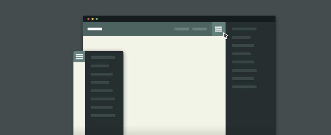 css und jquery sekundäres erweiterbares Menü