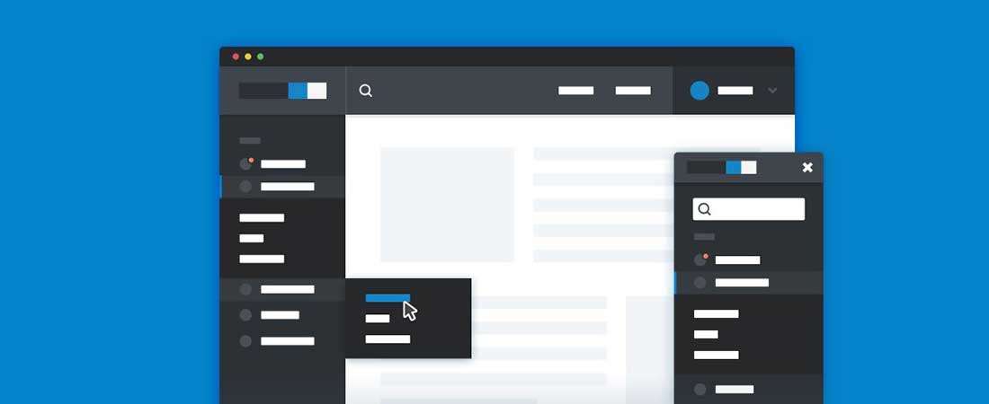 navigasi sidebar responsif di css dan jquery