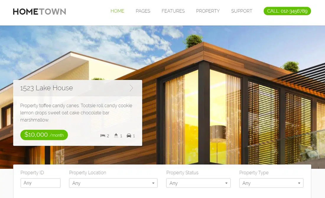 Teme Leaf Teme WordPress pentru imobiliare