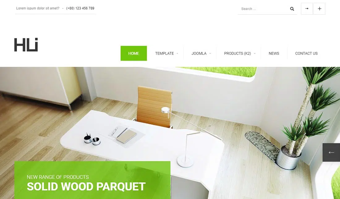 HLI 响应式企业 Joomla!模板预览 - ThemeForest