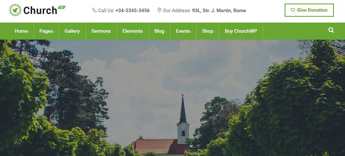 ChurchWP - Un tema WordPress contemporaneo per le chiese