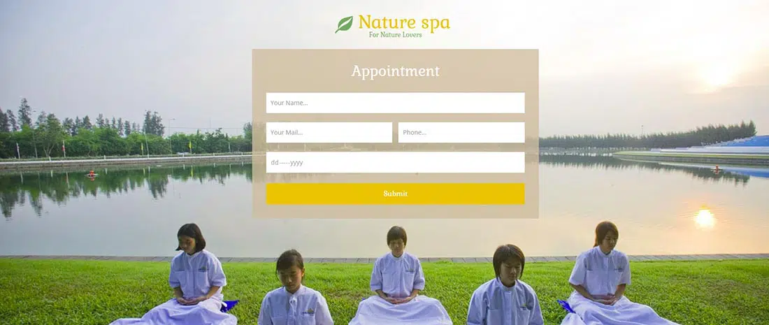 Demo Nature Spa a Spa Categorie Flat Bootstrap Șablon web responsiv Șablon simplu pentru site-ul web