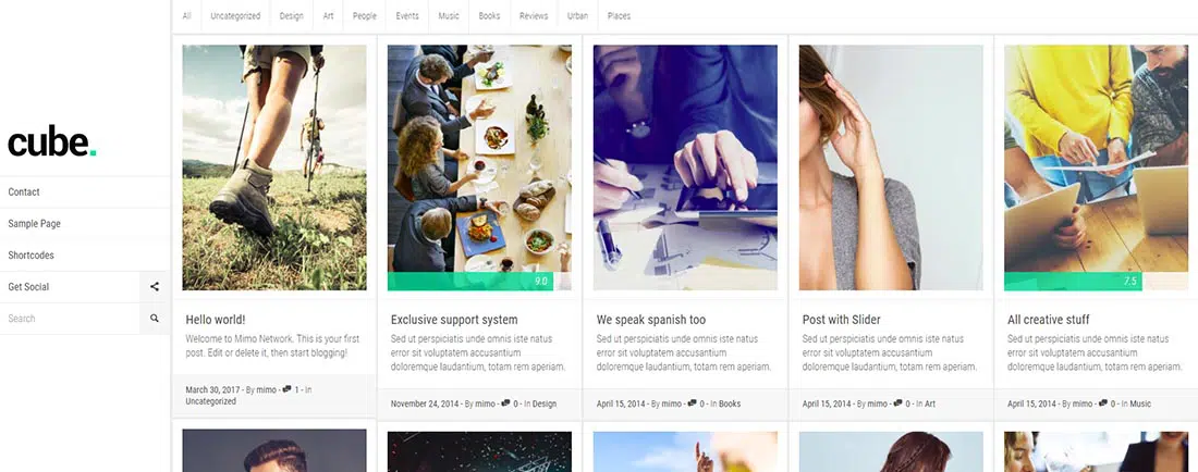 Mimo _ Themes_ Cube Простая тема для простых и быстрых сайтов