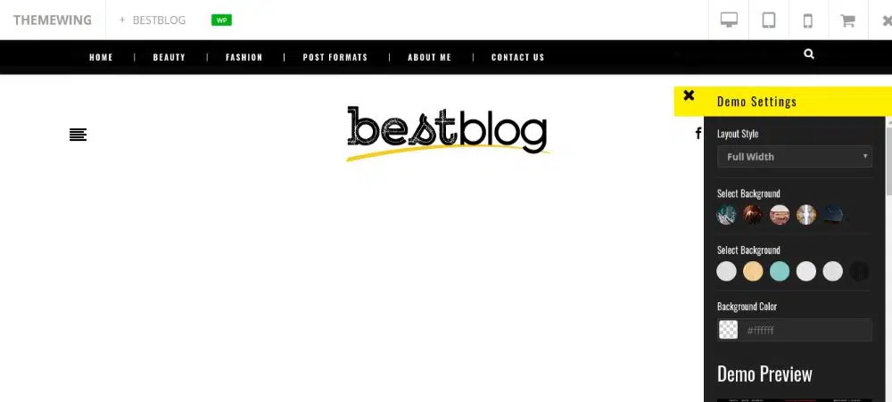 BestBlog - Responsives WordPress-Blog-Theme