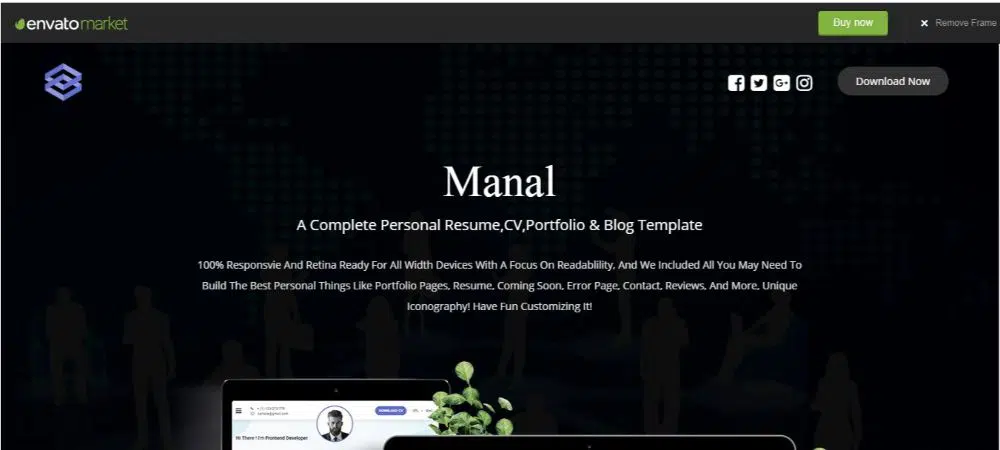 Manal- Template Desain Modern