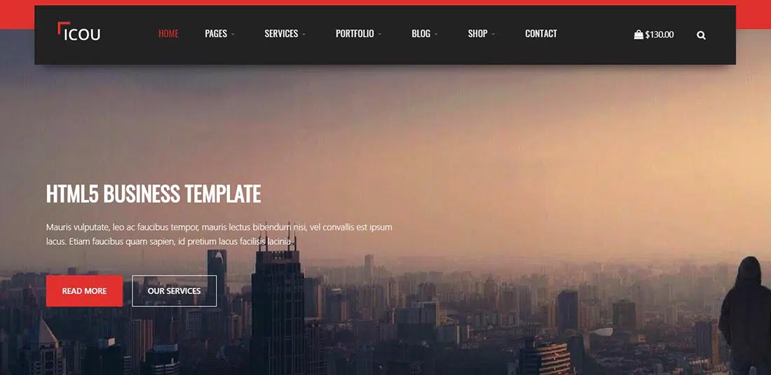 Icou - Template HTML Bisnis Responsif