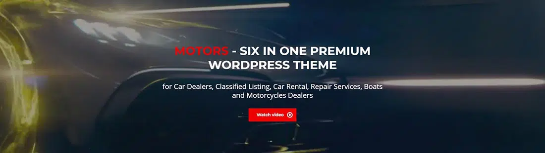 Тема WordPress Motors StylemixThemes