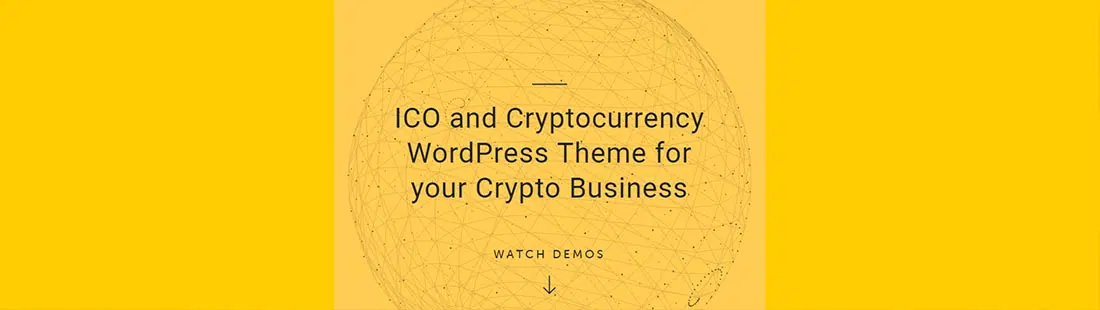 Premium ICO ve Kripto Para Birimi WordPress Teması Crypterio