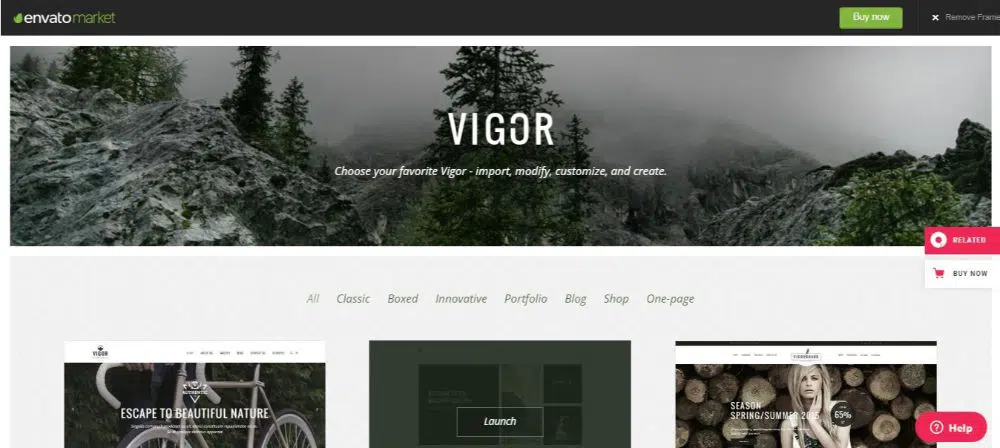 Vigor - Tema WordPress Vintage