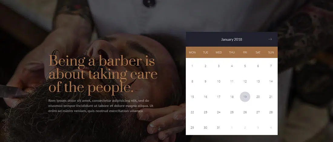 Tema WordPress vintage barbearia-pro