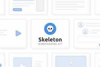 Skelett-Wireframing-Kit