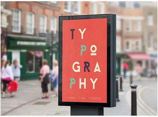 Street Billboard PSD MockUp