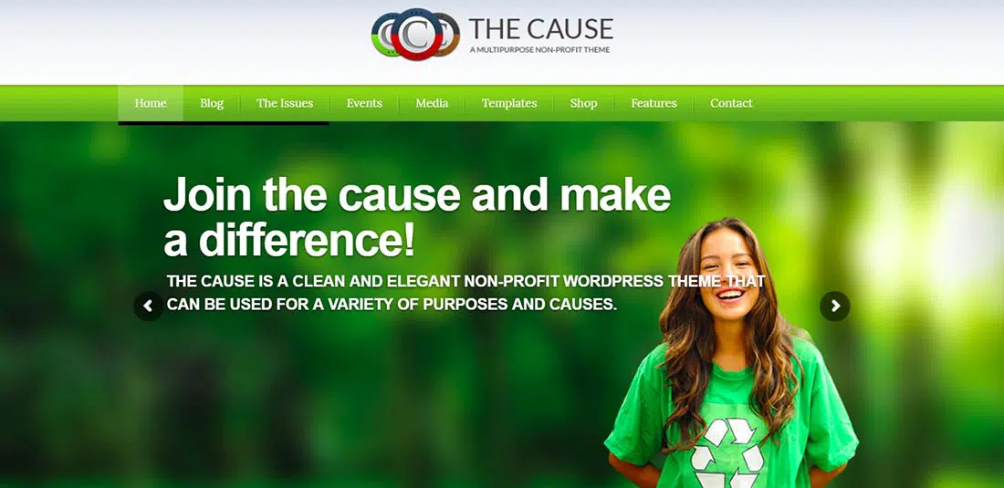 The Cause Non-Profit WordPress Theme