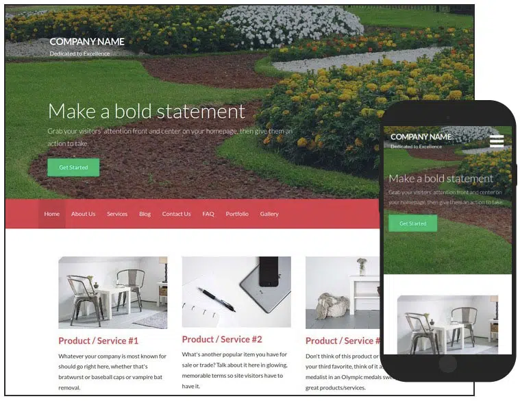 6 Aktivierung Landschaftsgestaltung WordPress Theme