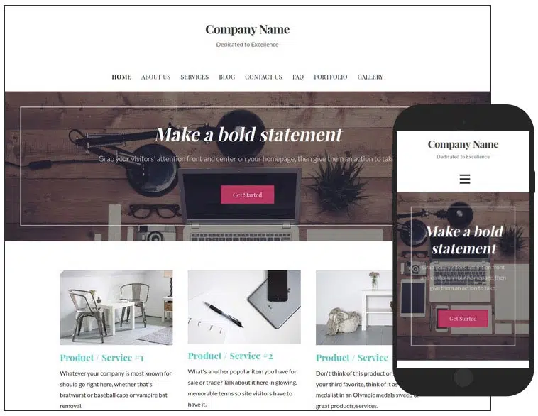 5 Tema WordPress per il Web Design Uptown Style