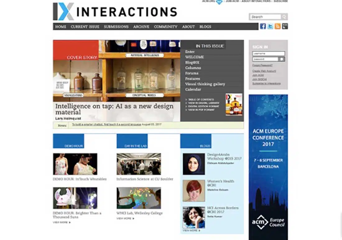 3 IX Interactions นิตยสารการออกแบบกราฟิก