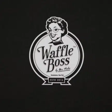 13 diseño de logotipo de Waffle Boss Circle