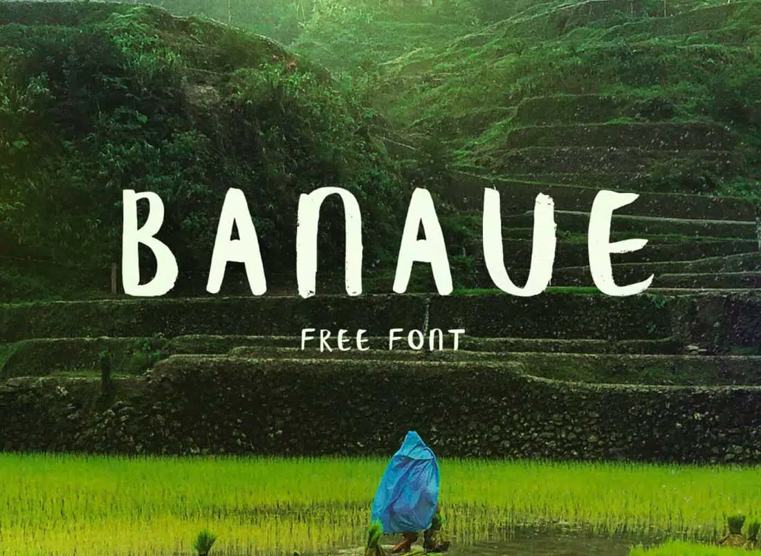 9 Font Contemporan Banaue