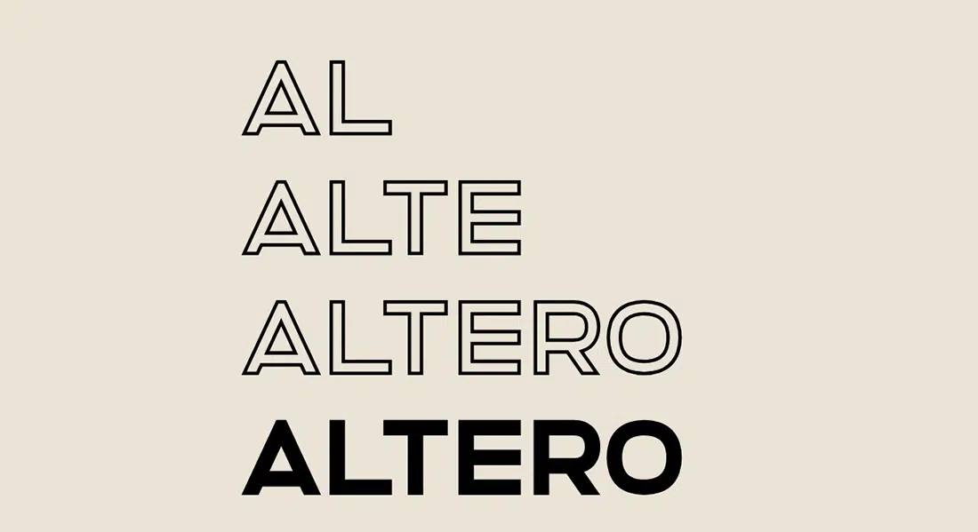 1 خطوط Altero المعاصرة