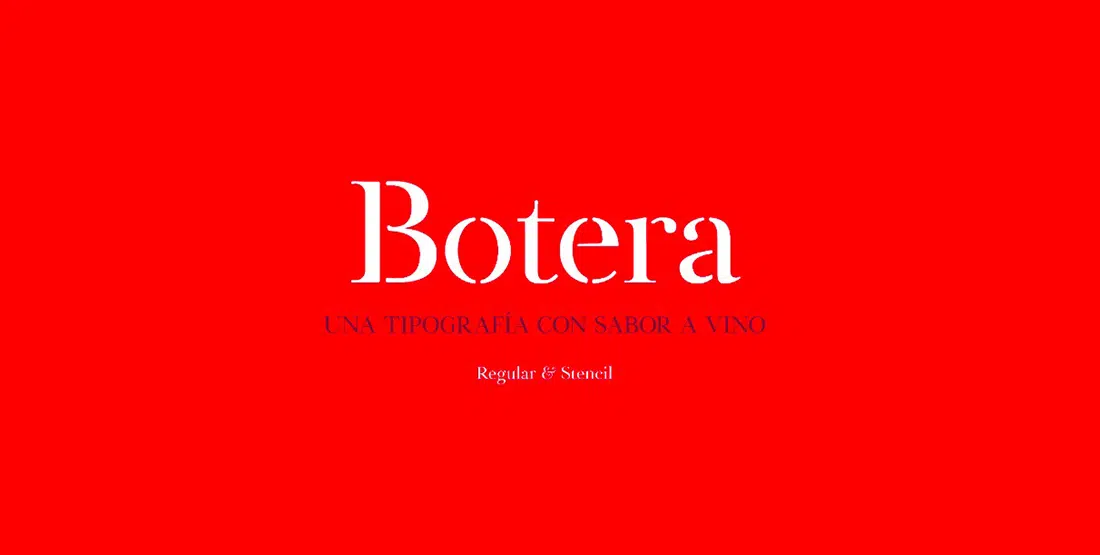 2 Botera แบบอักษรร่วมสมัย