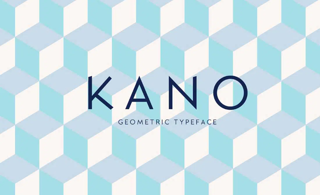 21 Font Kano Contemporan