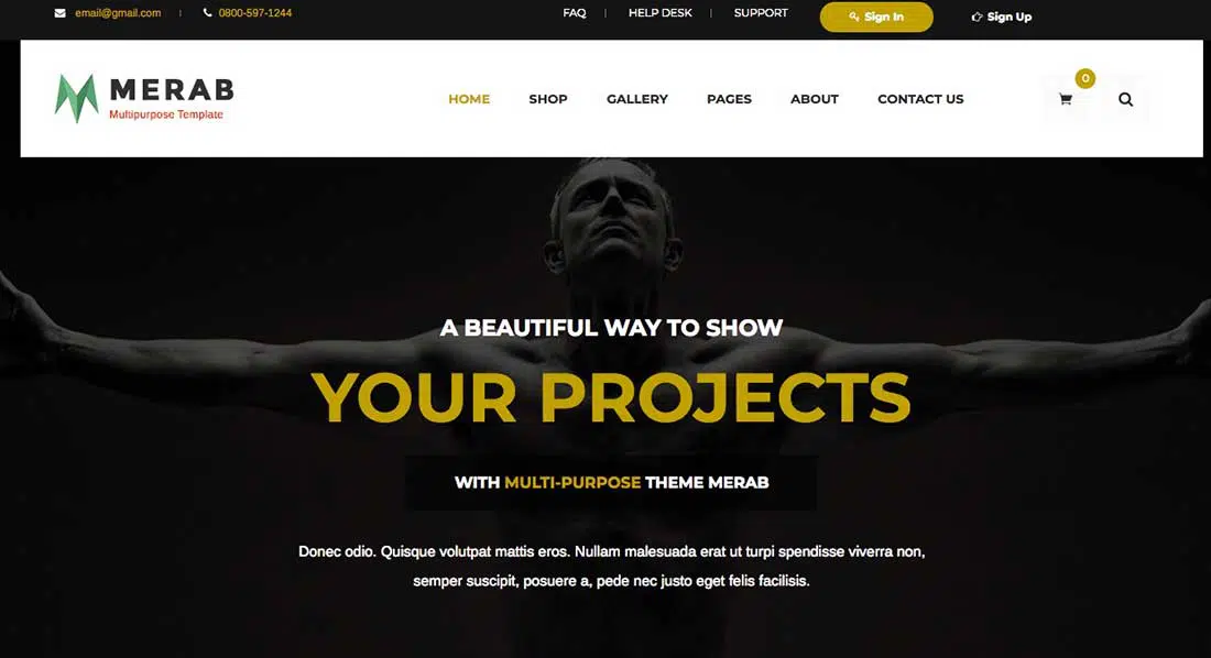 11 Template Situs Web Merab Ubercart