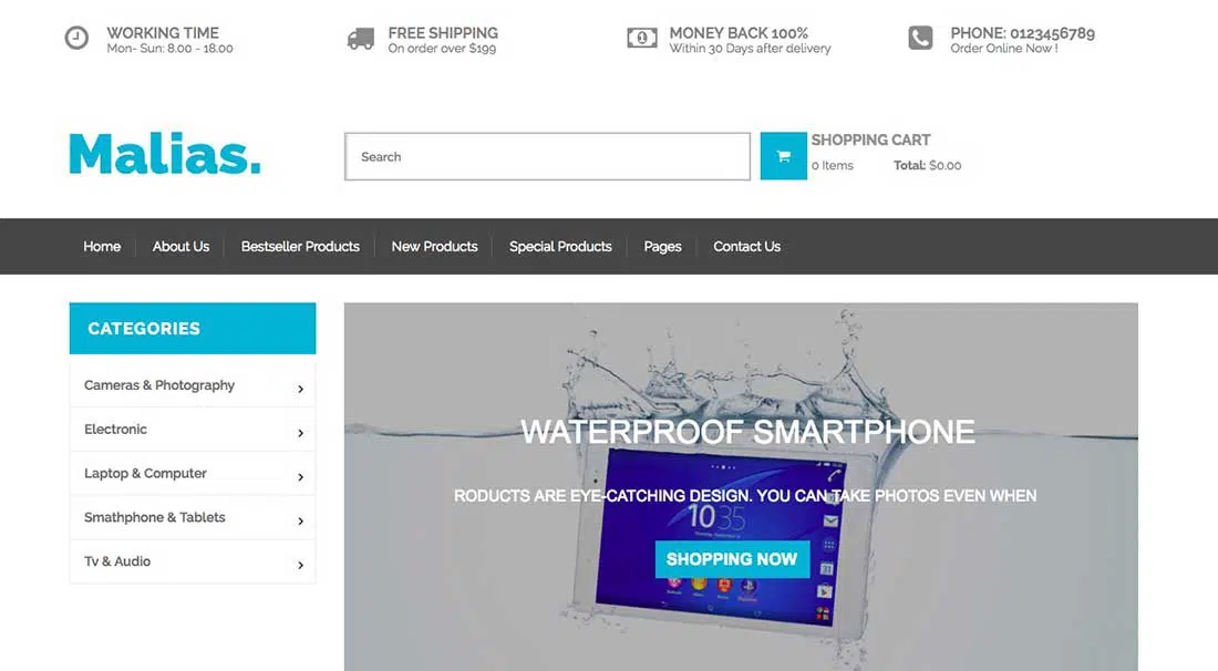 15 Template Ubercart Malias