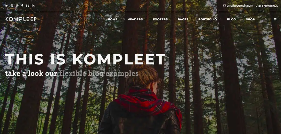 8 Modello di sito Web Kompleet Ubercart