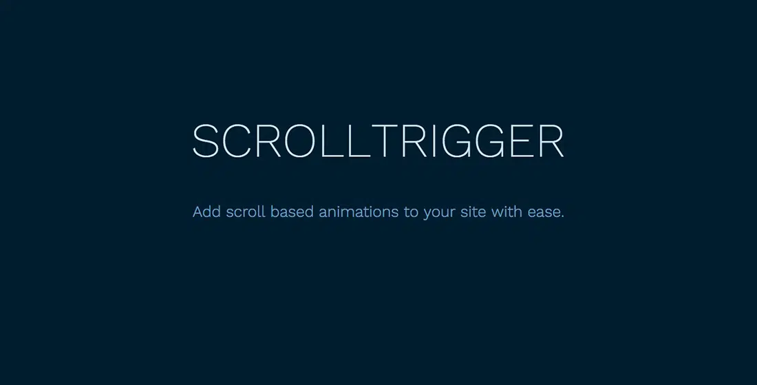 10 Animazione JS ScrollTrigger