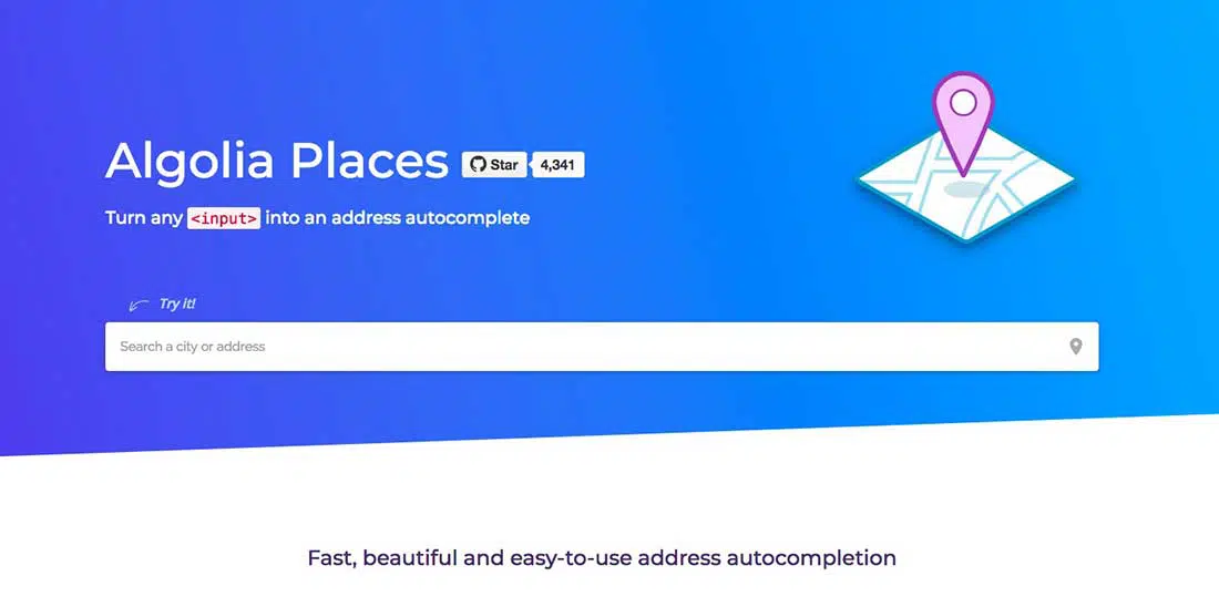 11 Algolia Places Animazione JavaScript