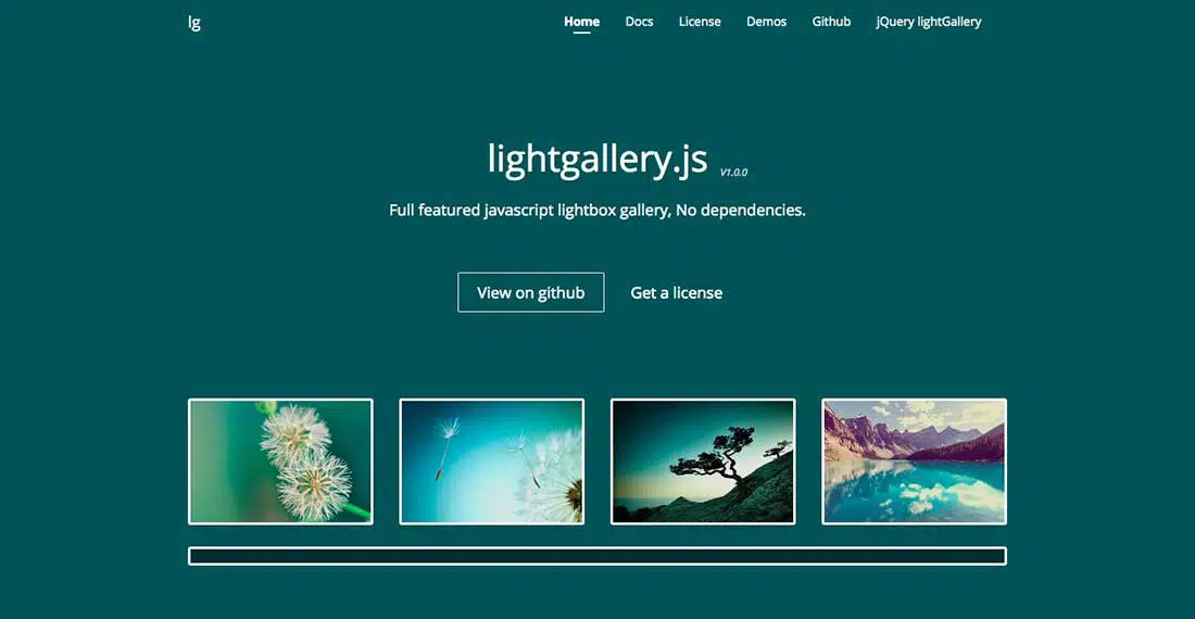 9 Lightgallery JS动画