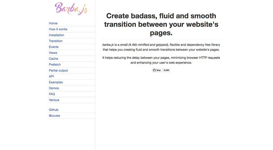 12 Barba JavaScript Animasyonu