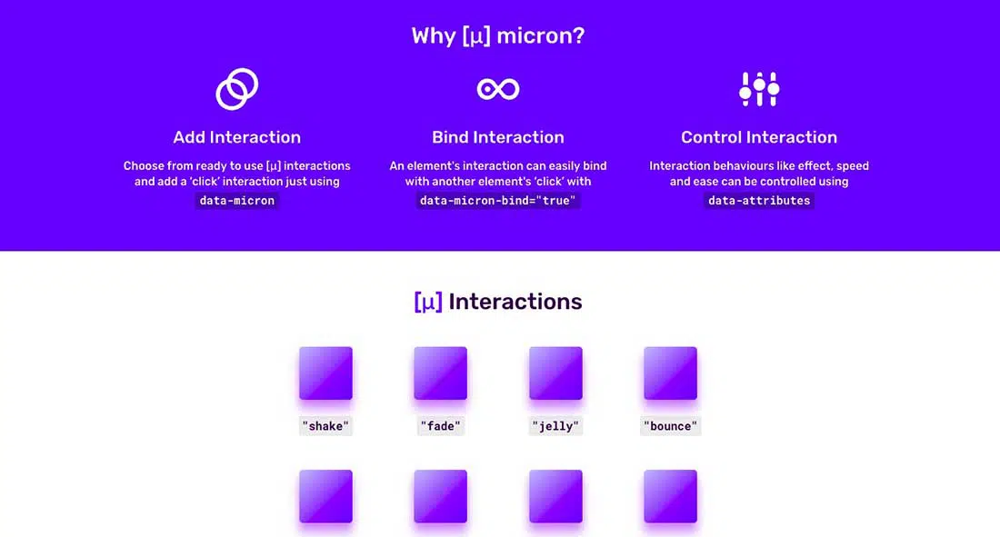 Animazioni JS da 1 micron