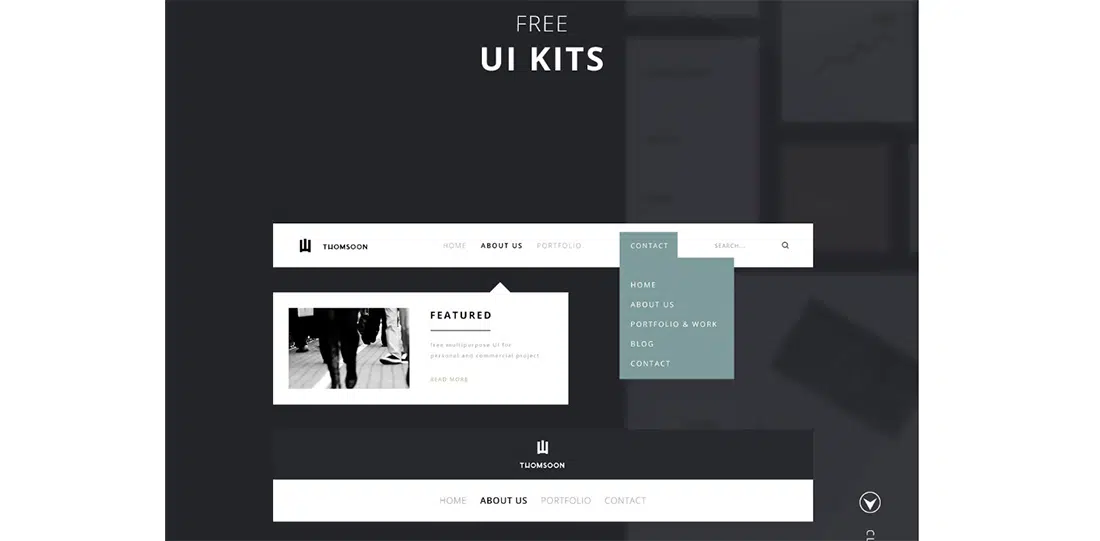 15 55+ Elements UI kit para construir sites