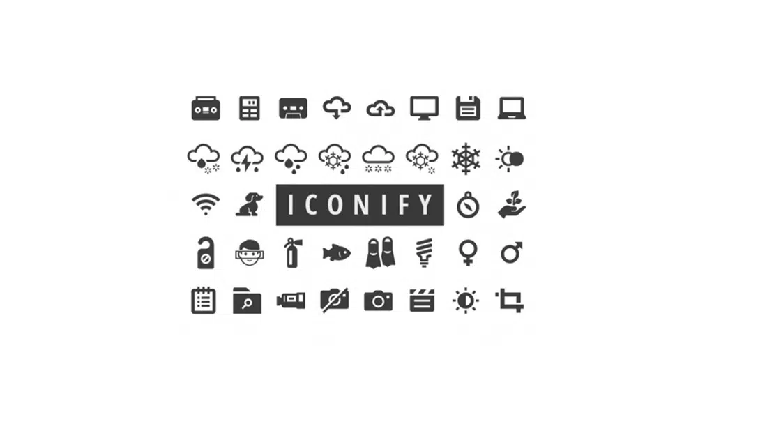 23Iconify-Webおよびアプリ用の650以上の無料アイコン