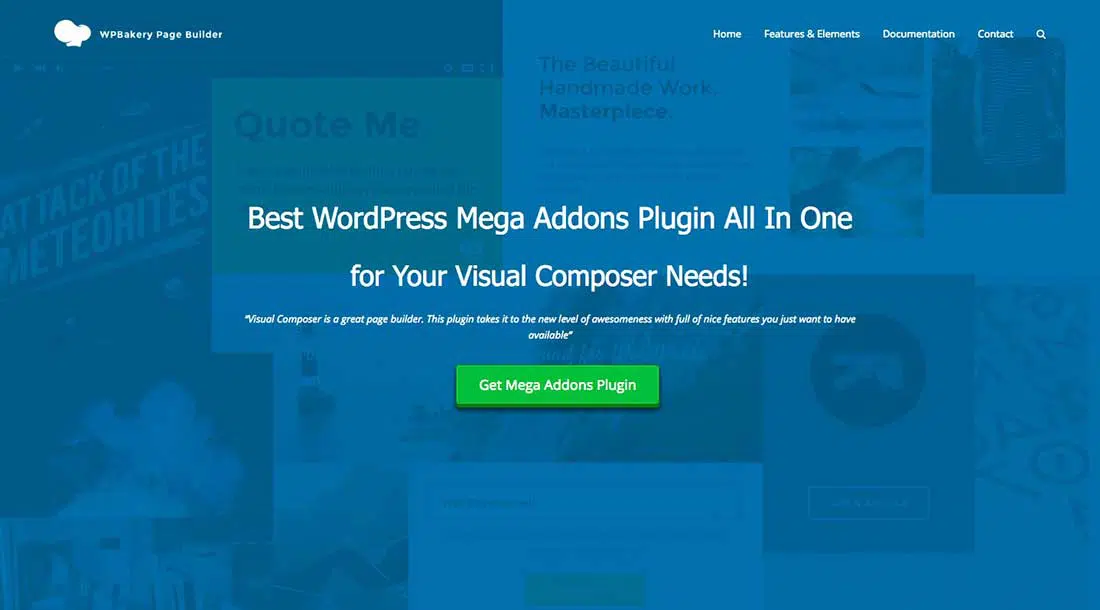 2 Mega Addons pour Visual Composer