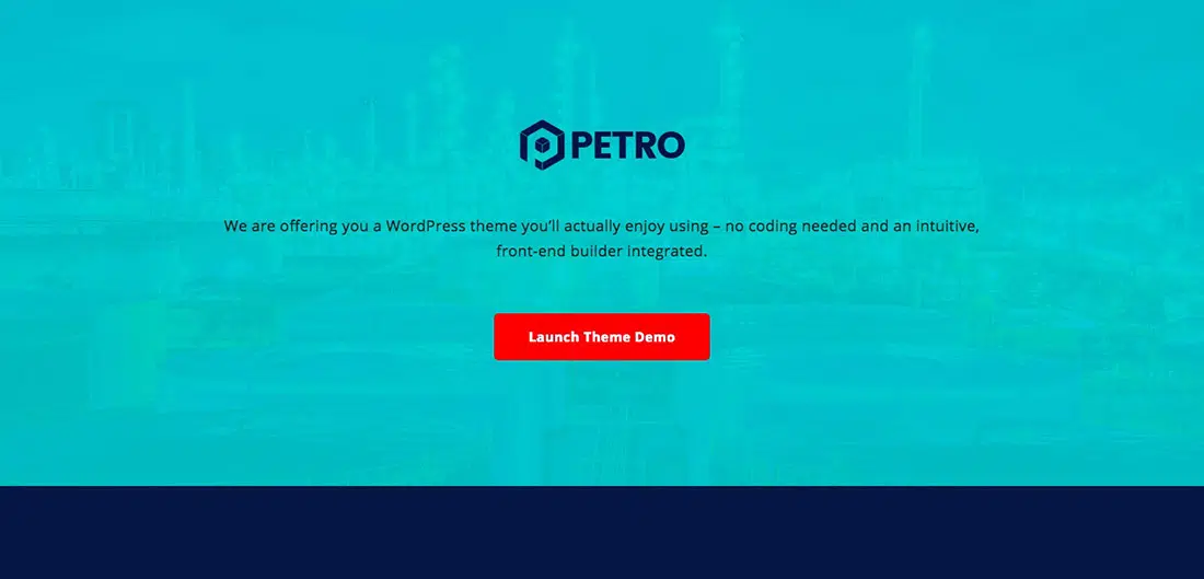 15 Petro - Tema WordPress industriale