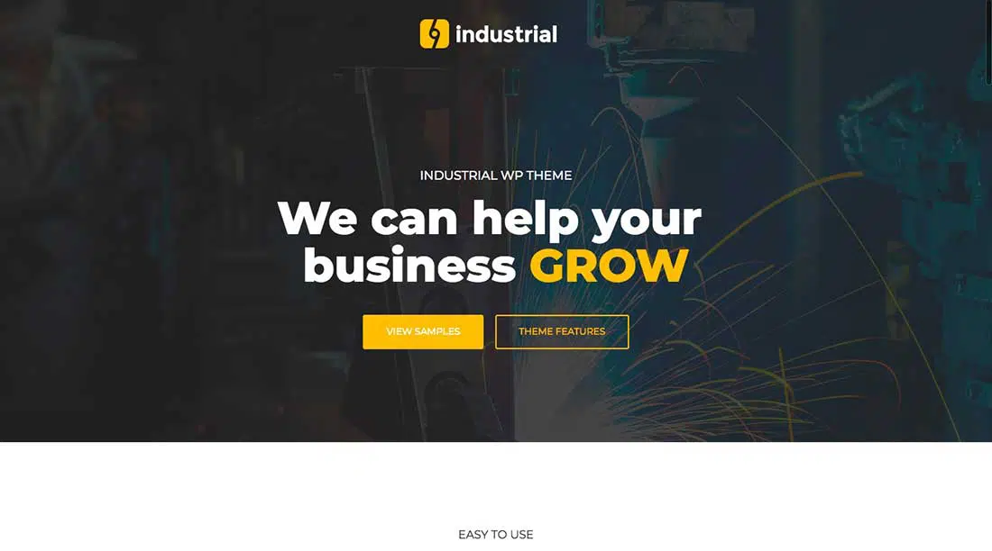 3 Industrial - Tema de WordPress para industria y fábrica