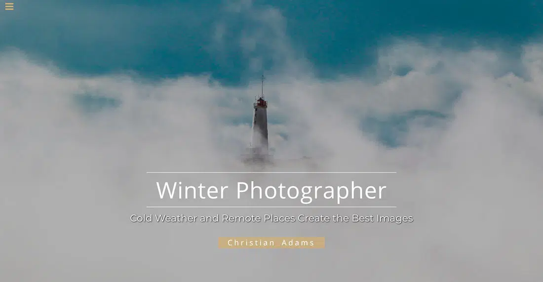 11 Photographe d'hiver