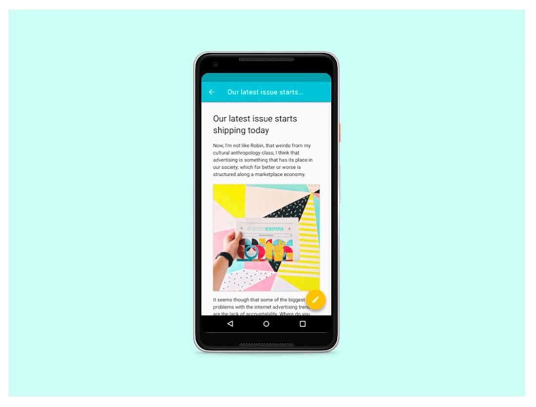 9 Mobile SDK – Ticketing, Chat, Articles on Android Material Design Example